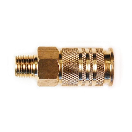 0.25 X 0.25 In. Universal Brass Coupler With Male NPT